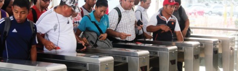 Con torniquetes nuevos metro de Panamá mejorará el flujo de usuarios