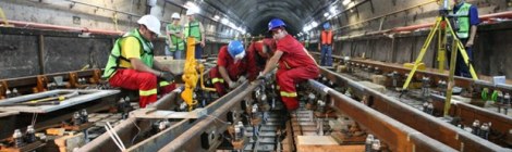 Mantenimiento de vía férrea de Metro de Caracas en 2014 permitió renovar 10 mil metros de rieles